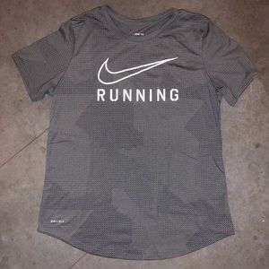 Grey Nike Running top